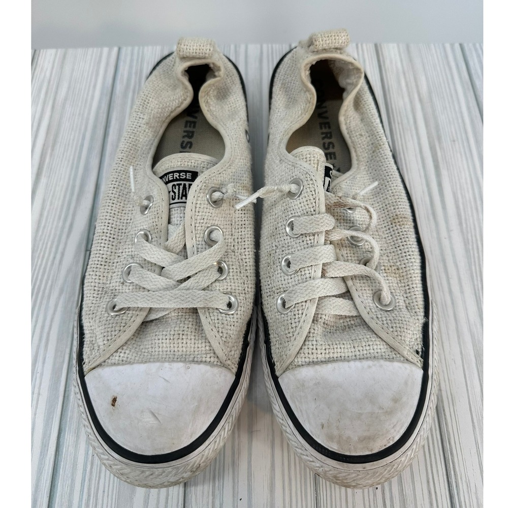 Converse All Star Shoreline Low Top‎ Slip On Sneakers Women's Size 9 Off White